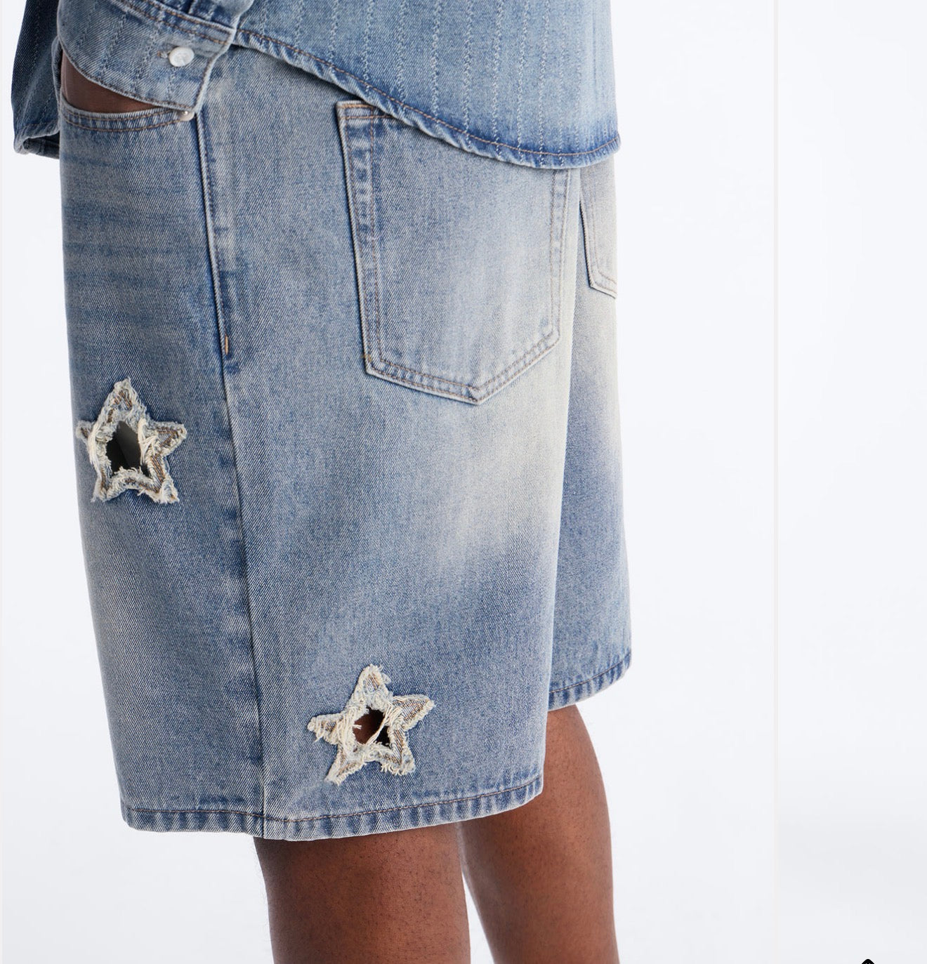 Short regular fit star