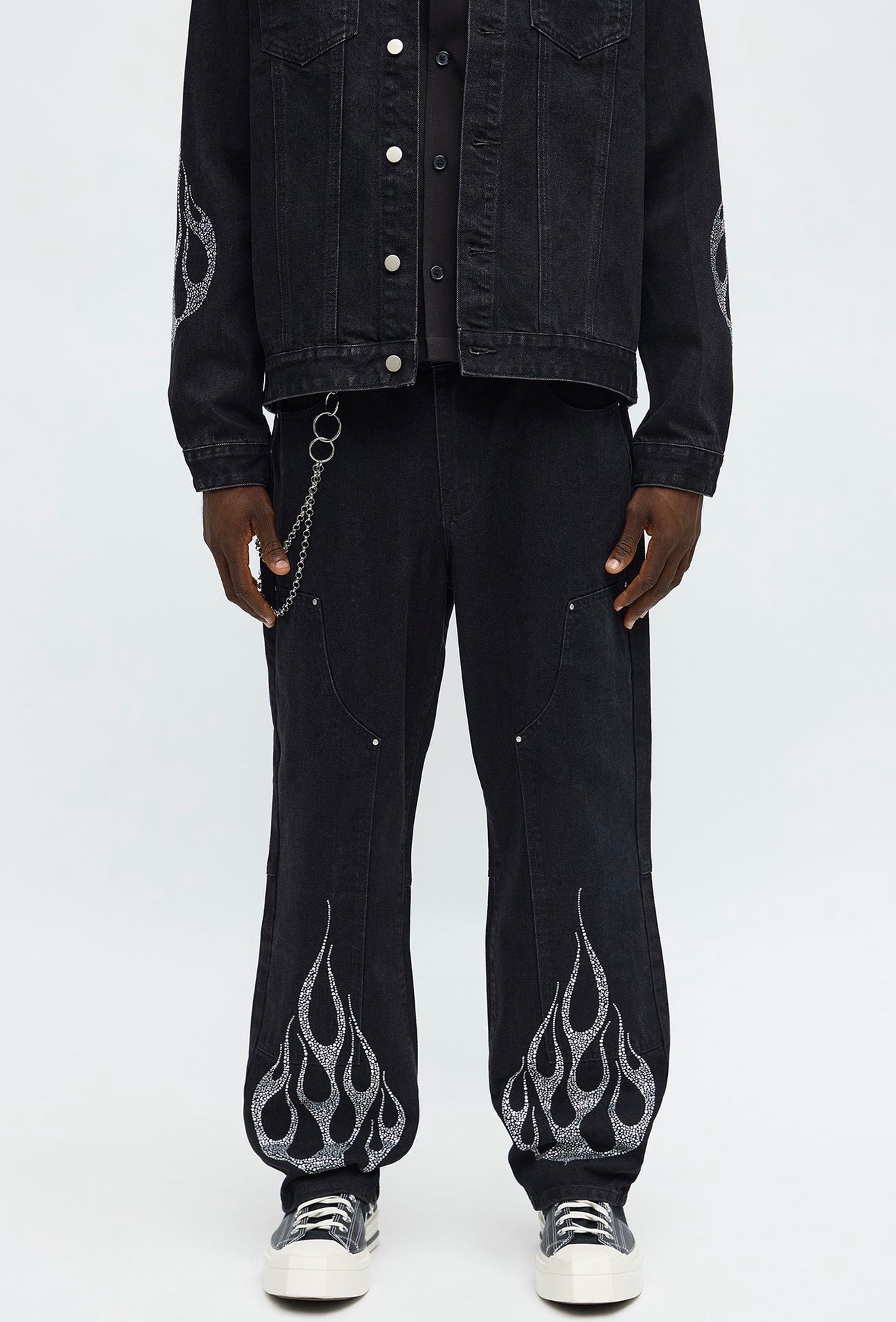 Jeans ice flames