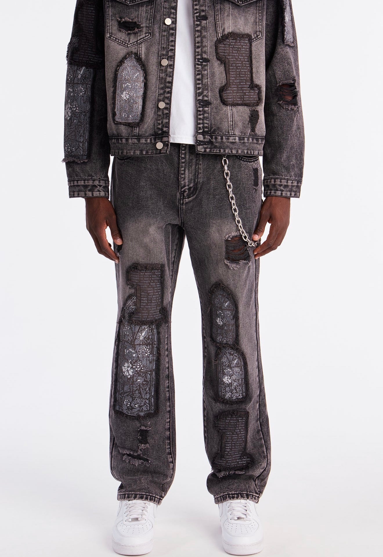Jean distressed patch